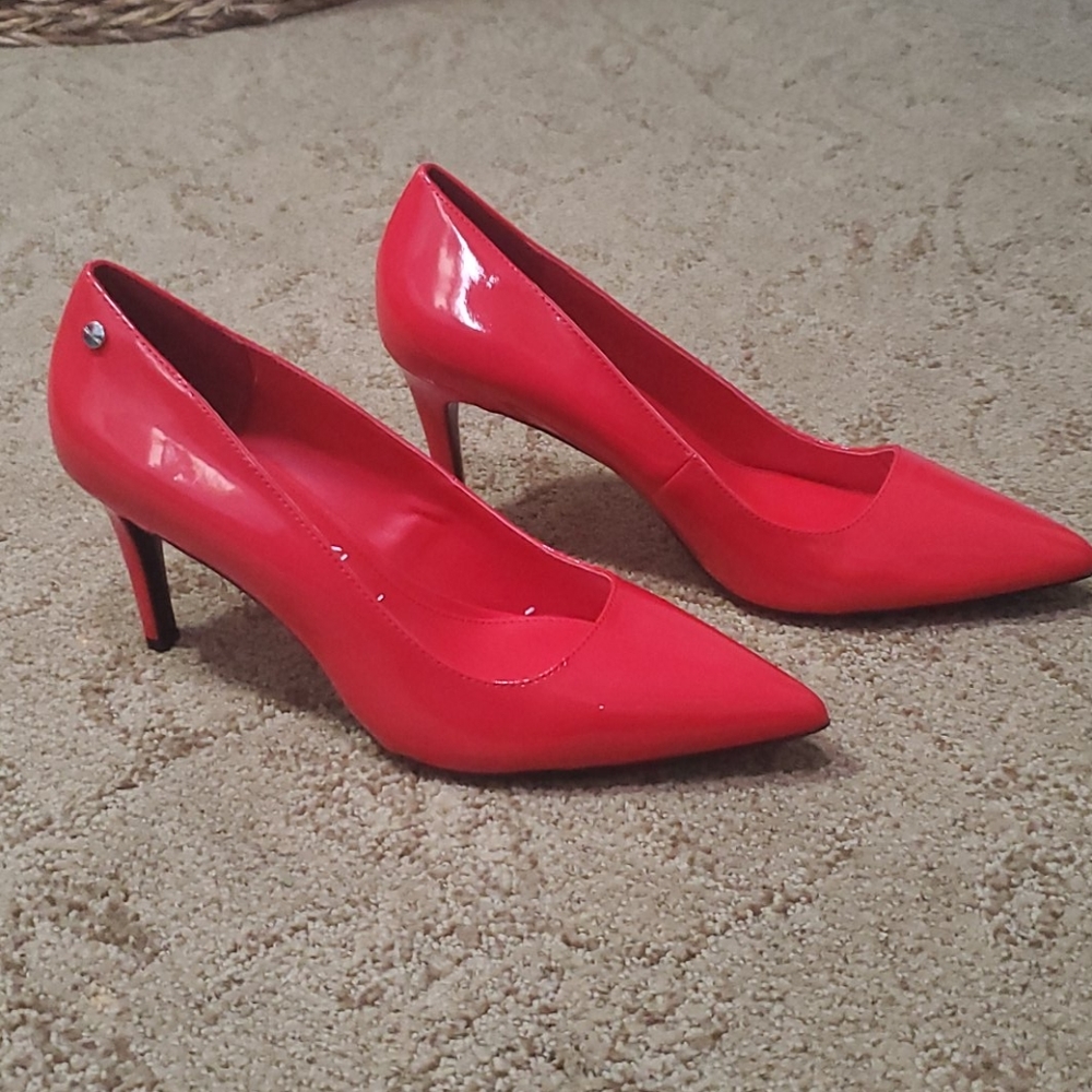 Red Calvin Klein Heels
